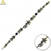 Gümüş Otantik Taşlı Biezik /Bileklik